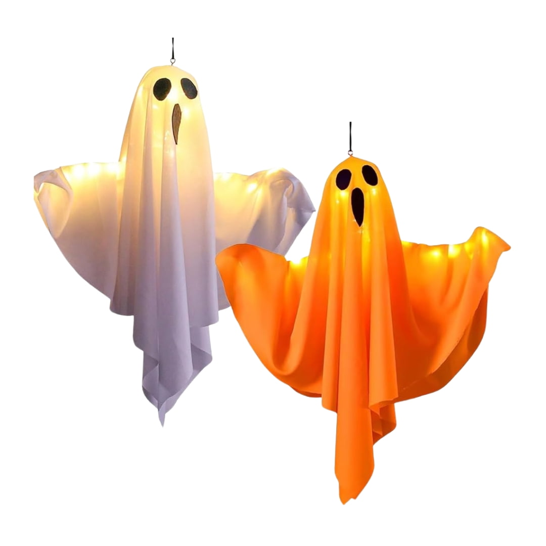 Linterna fantasma blanca con efecto parpadeo lento ideal para exteriores