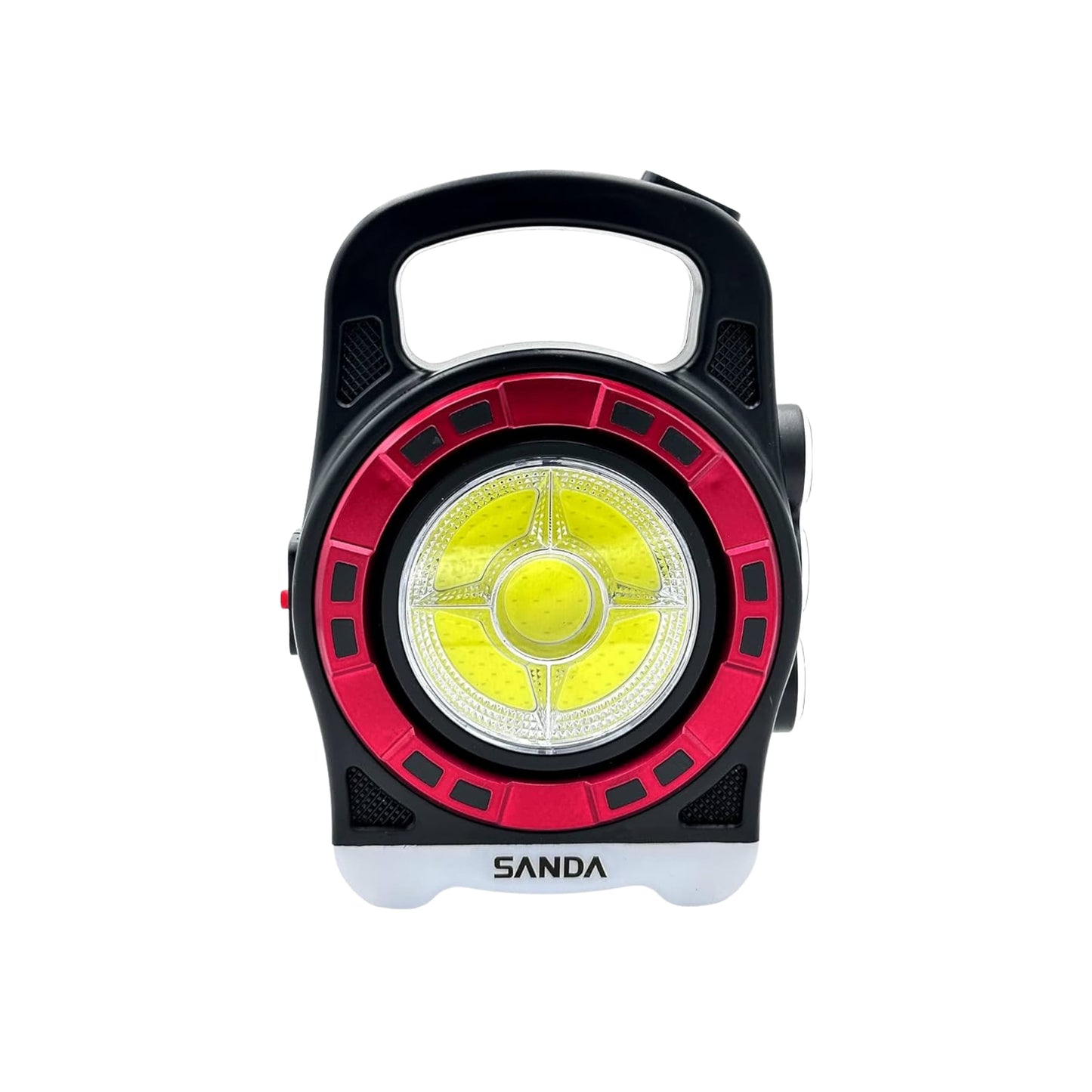 Luz de taller LED recargable con panel solar y puerto USB