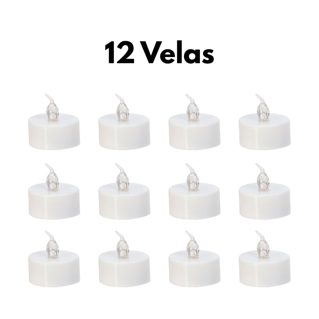 Velas LED sin llama con luz cálida, seguras para niños y mascotas, perfectas para decoración