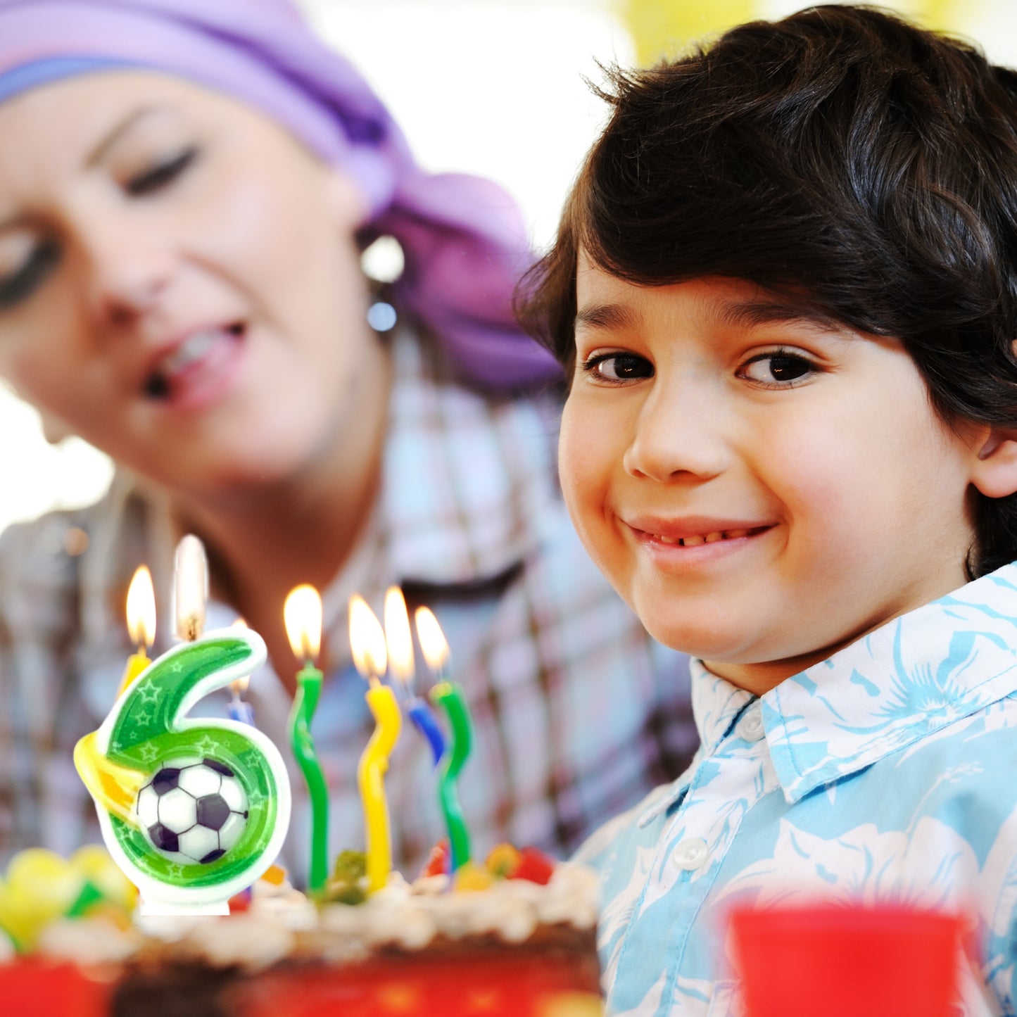 Velas Números Fútbol – Decoración Temática para Pasteles de Cumpleaños y Eventos Deportivos.