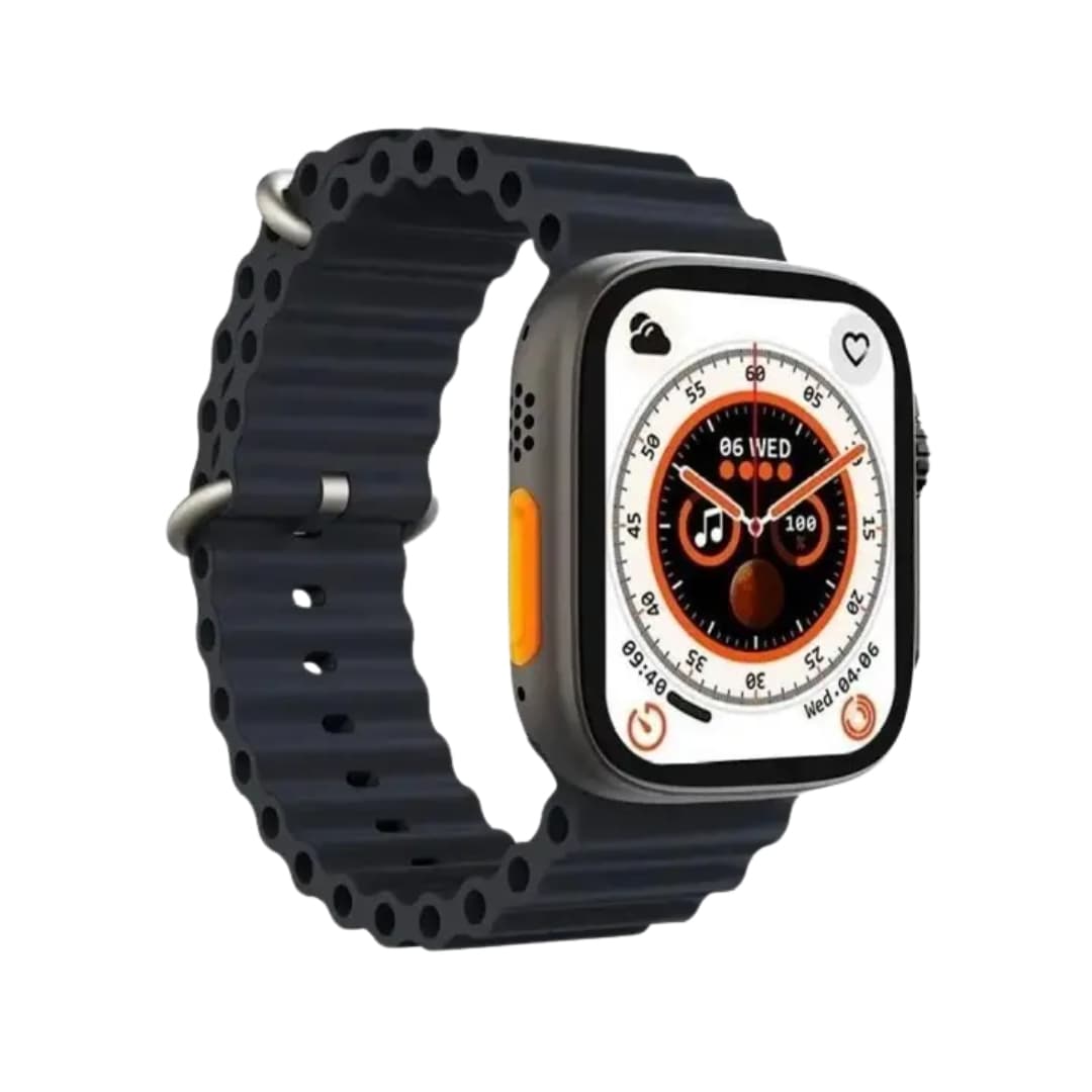 Reloj inteligente estilo deportivo con funciones de salud y notificaciones