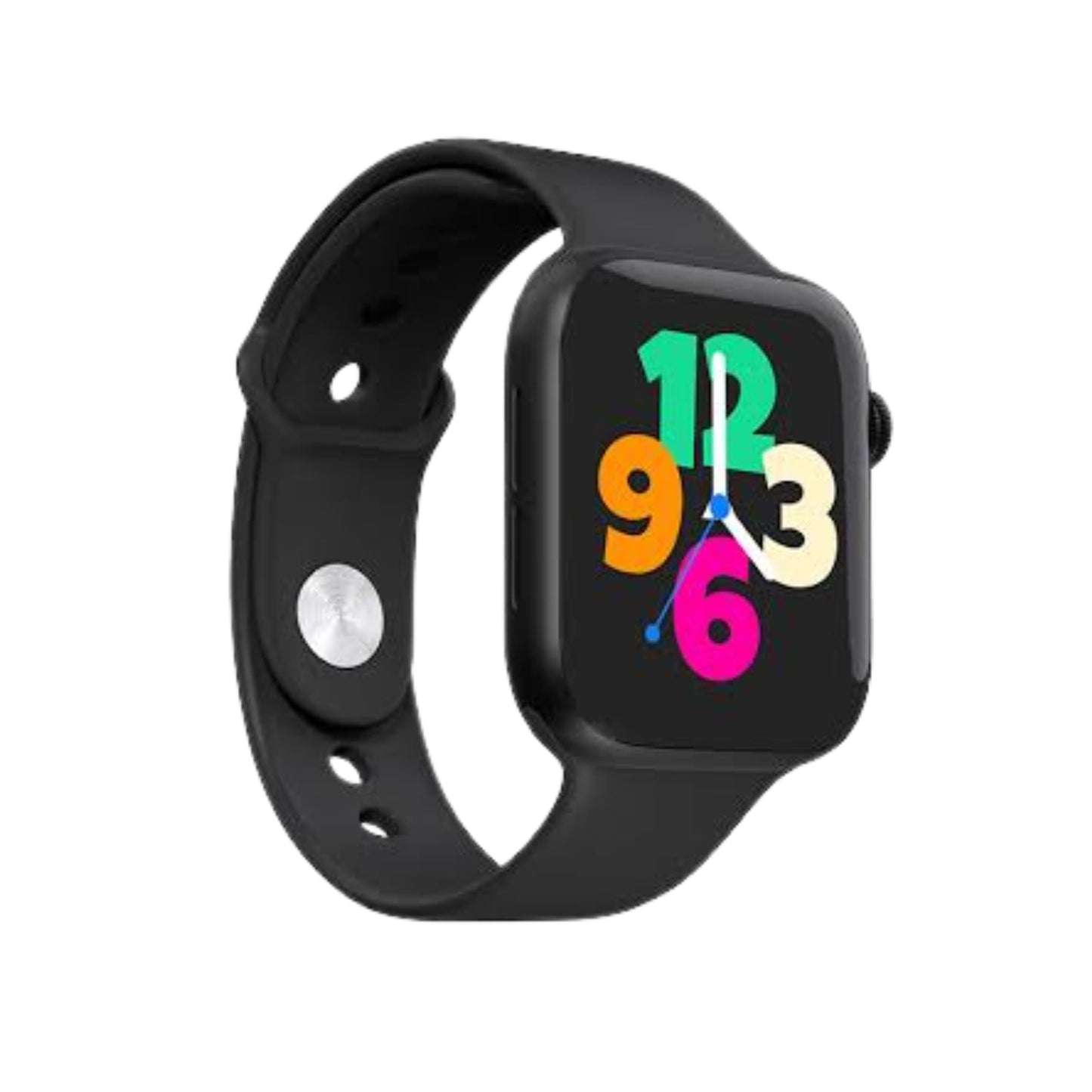 Detalle de interfaz táctil con notificaciones, llamadas Bluetooth y esfera personalizable