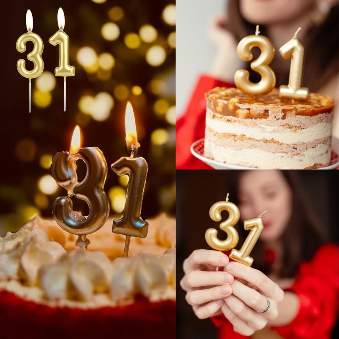 Jóvenes celebrando con velas doradas encendidas en pastel de cumpleaños