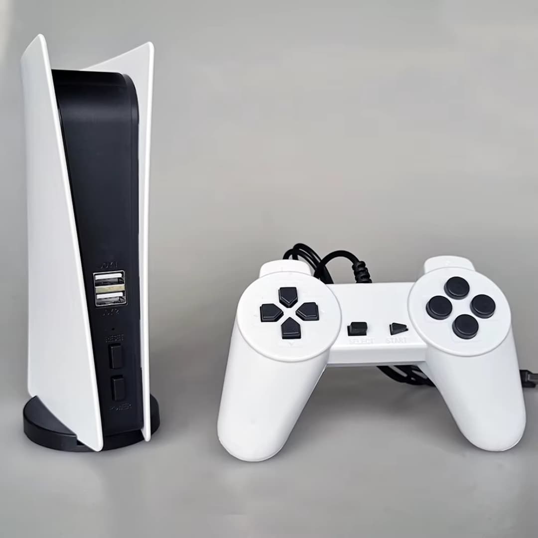 Consola de Videojuegos Clásica con 300 Juegos Integrados y Doble Control