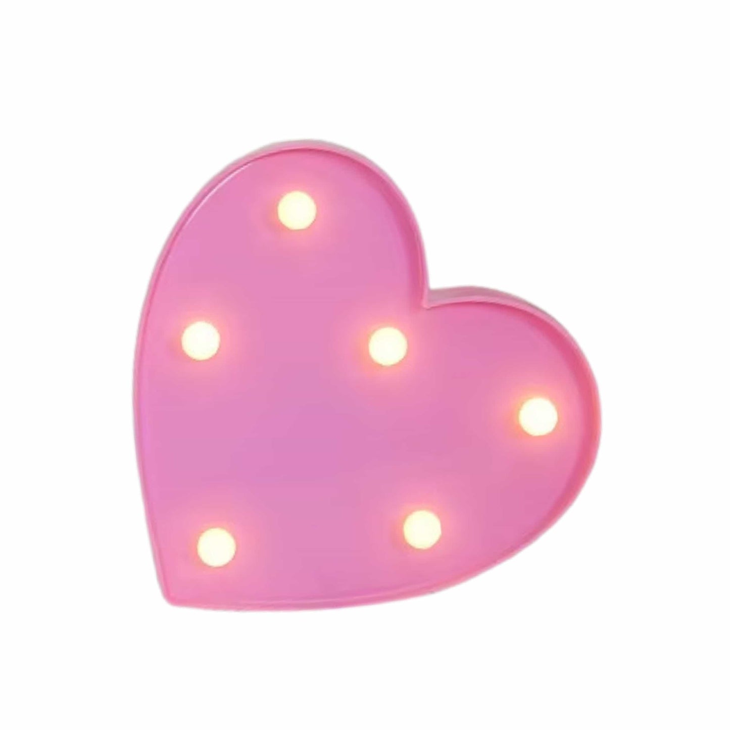 GlimmerGlow™ – Letras LED Decorativas con Purpurina Rosa y Luz Cálida