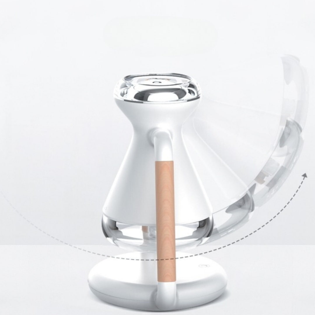 Humidificador difusor de aromas con carga rápida inalámbrica de 9 W para smartphones
