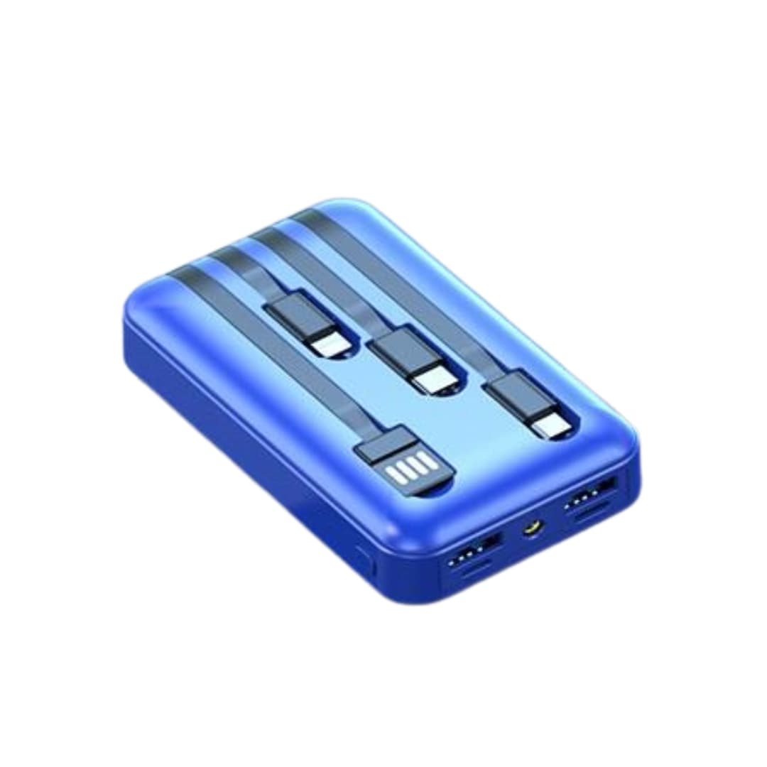Detalle del indicador LED de carga del powerbank 5000mAh