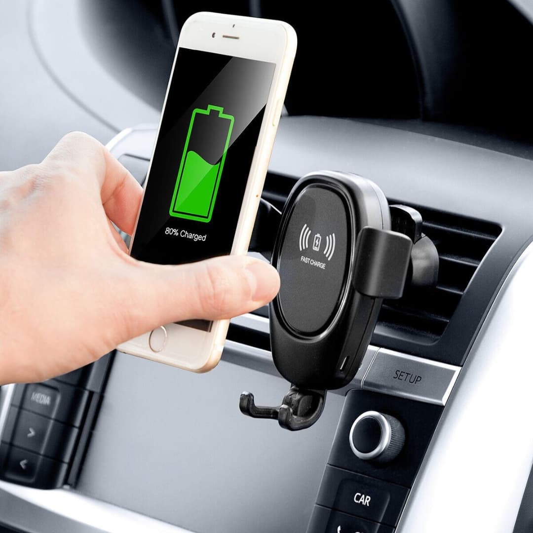Soporte de coche con rotación de 360 grados y ángulo ajustable para máxima visibilidad