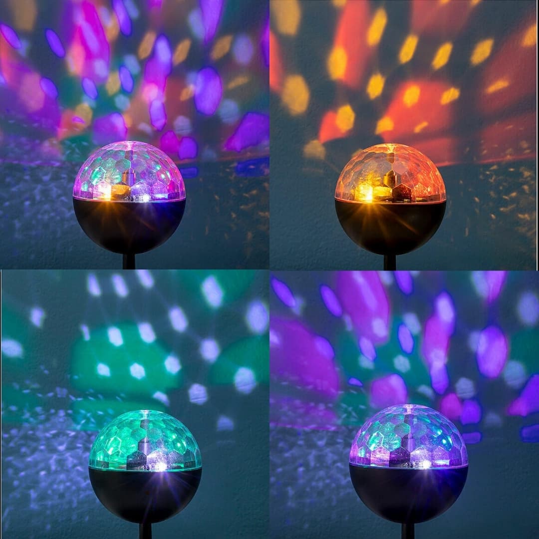 Altavoz LED con pies antideslizantes y diseño moderno, ideal para fiestas y decoración del hogar