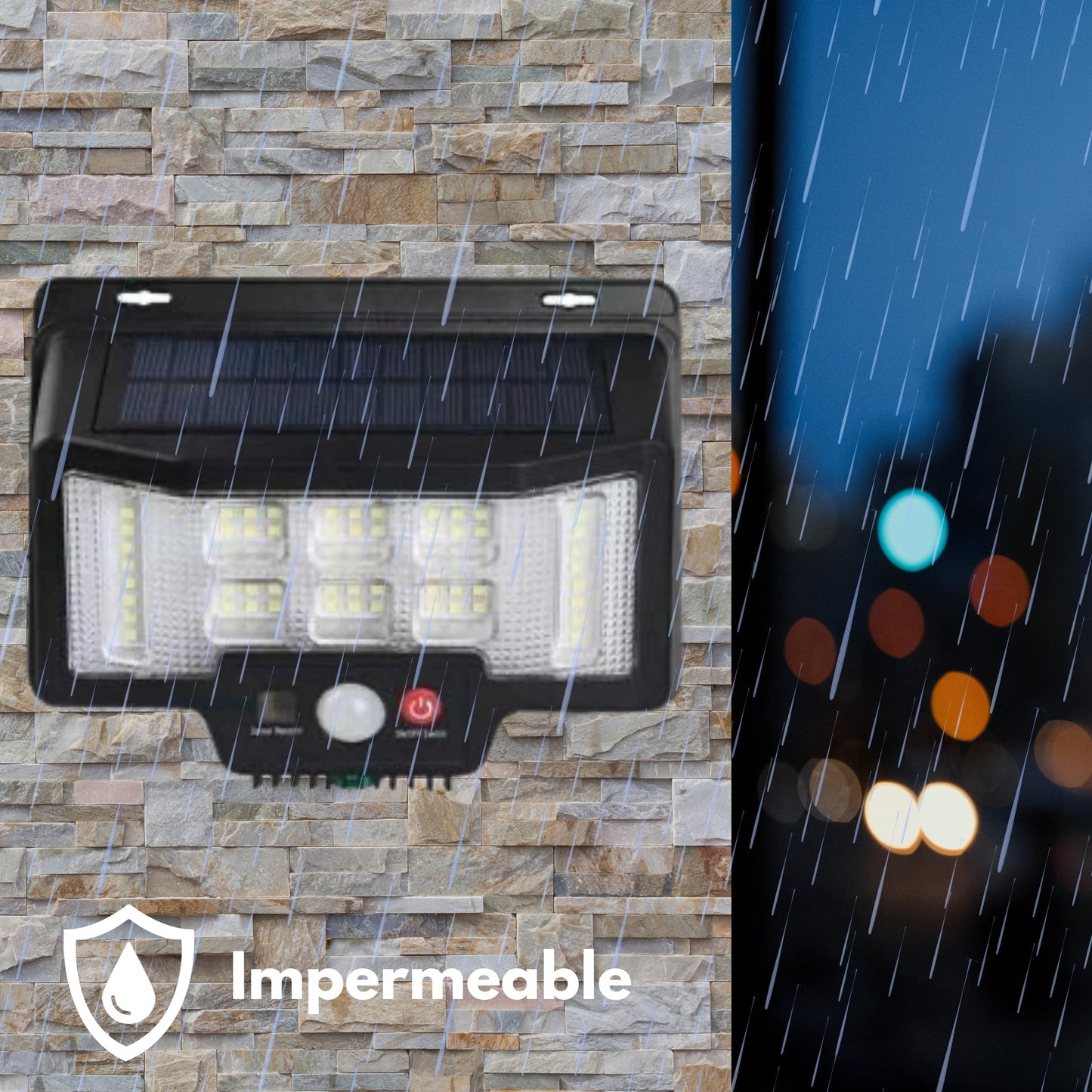 Empaque completo con lámapara AB‑TA202, control remoto y accesorios