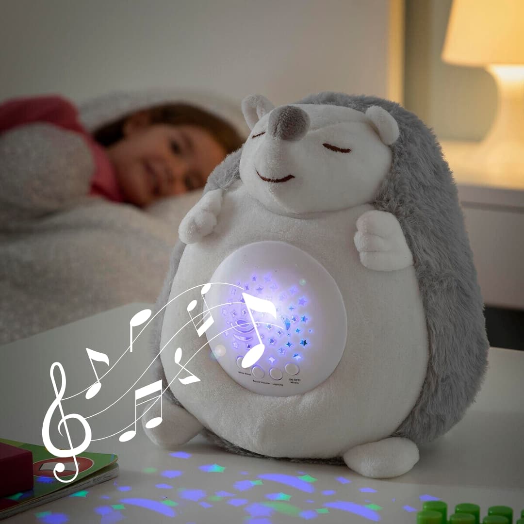 Peluche musical con temporizador y múltiples sonidos de ruido blanco