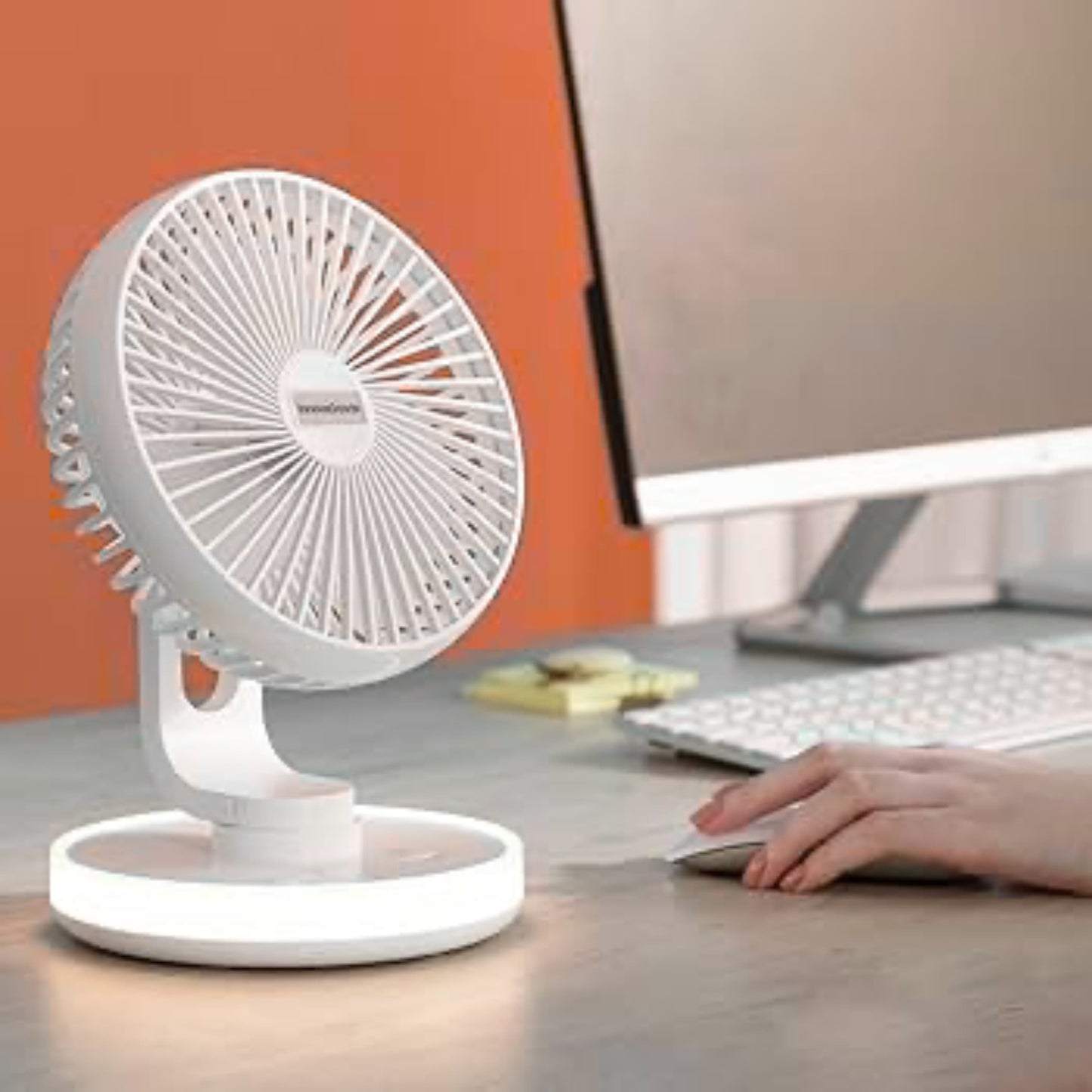 Inclinación ajustable de 90° para dirigir el flujo de aire según necesidad.