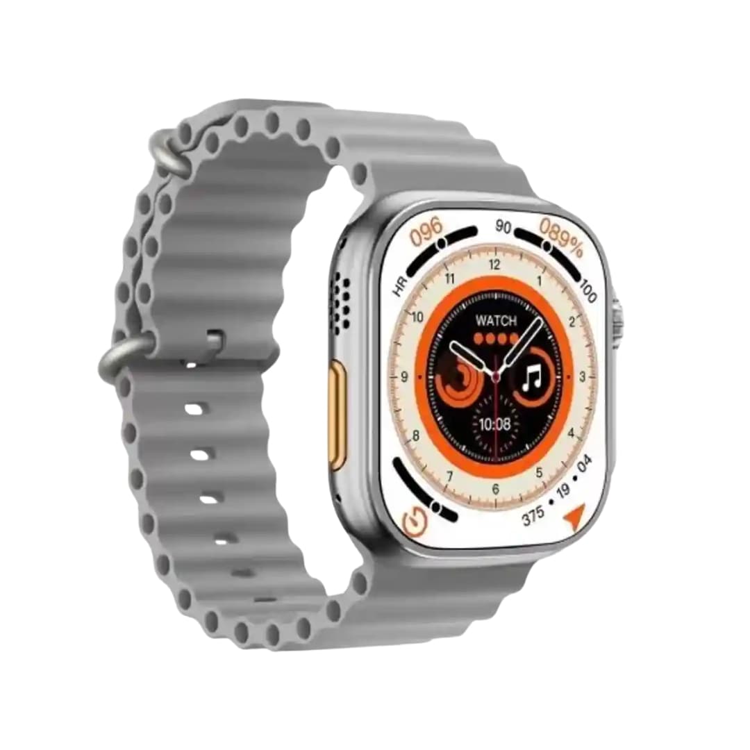 Reloj inteligente color gris
con sensores integrados y estilo minimalista