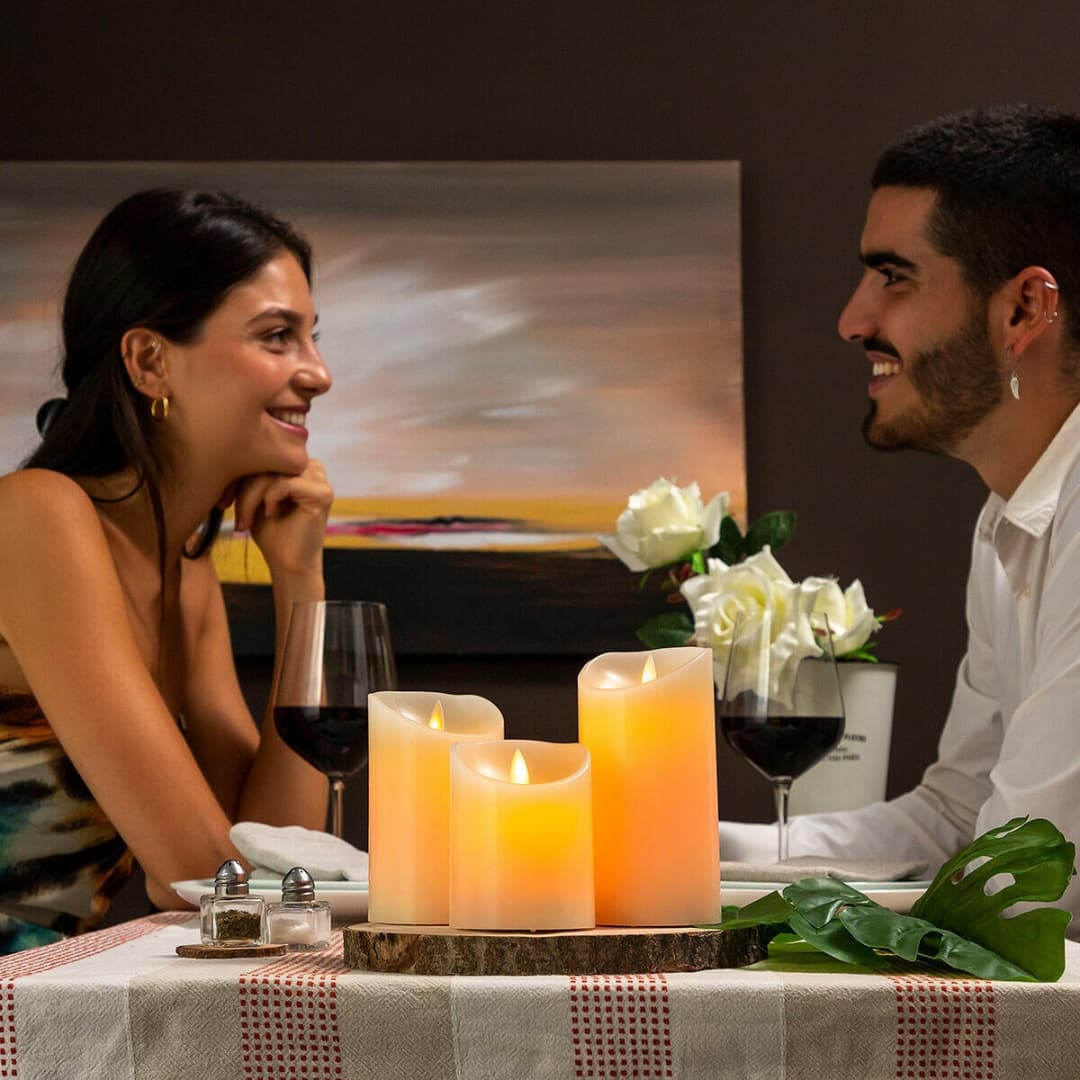 Velas LED sin llama, seguras para niños y mascotas, perfectas para el hogar