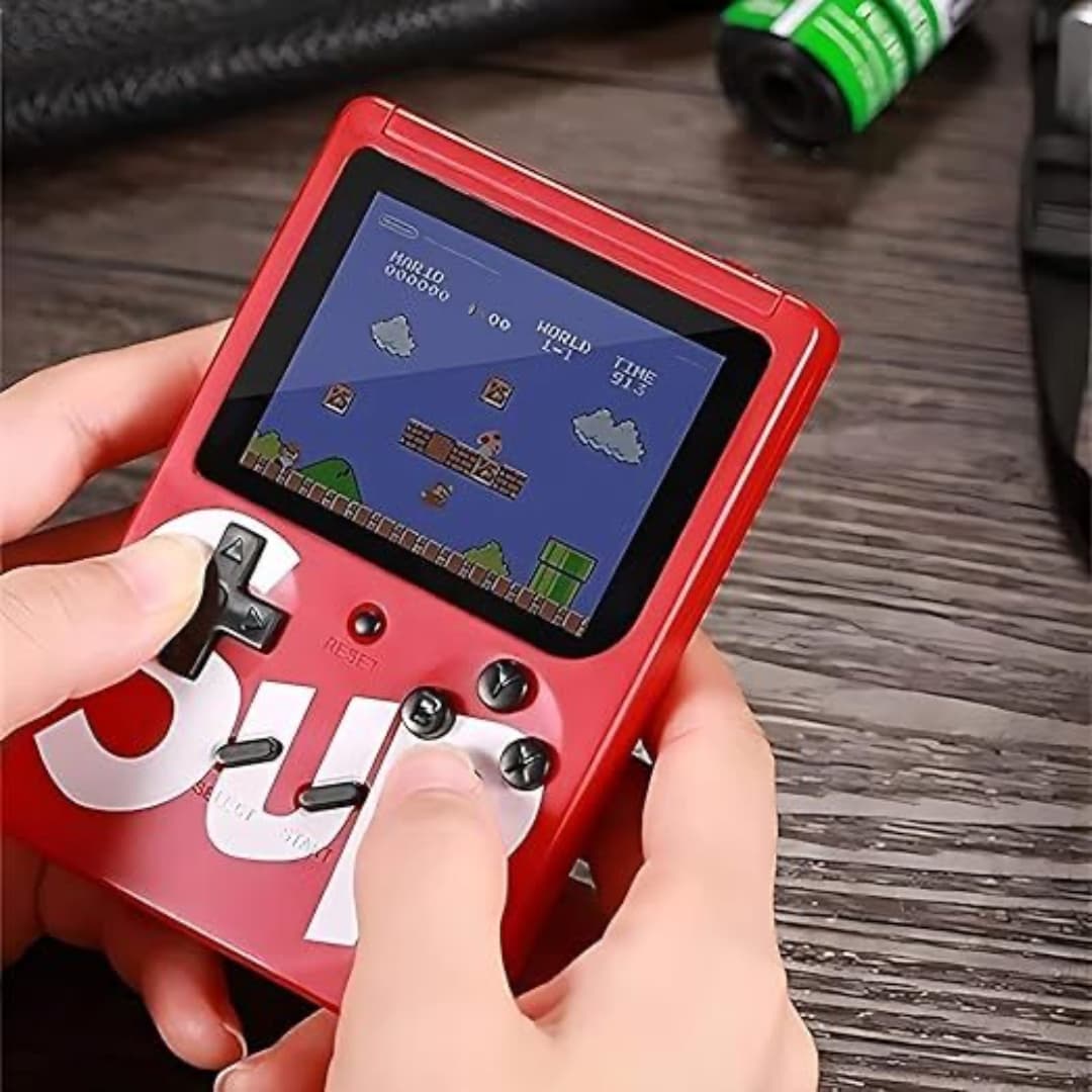 Gameboy clásica con colores vibrantes perfecta para regalo y nostalgia gamer