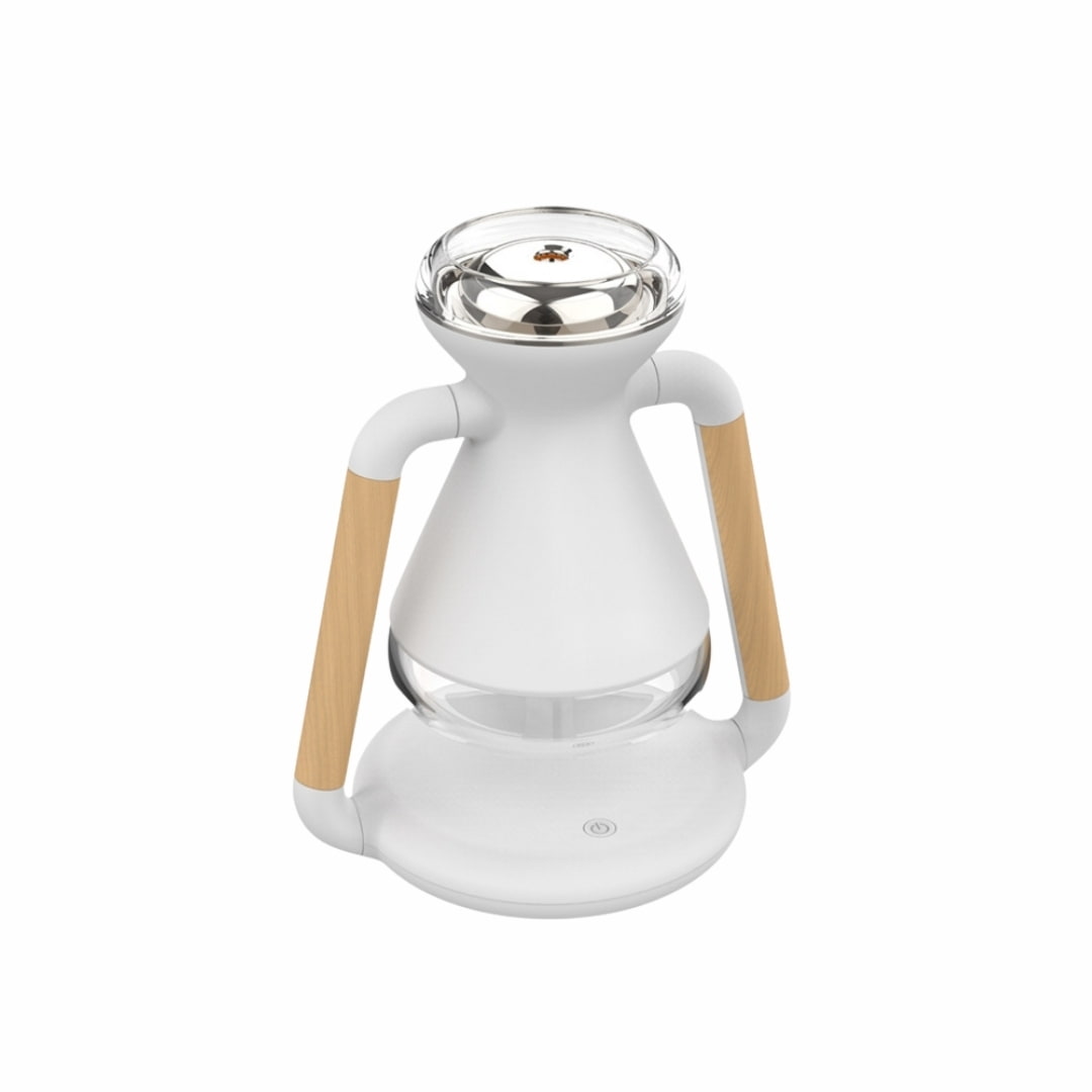 Humidificador difusor con cargador inalámbrico 3 en 1 y soporte ajustable para móvil
