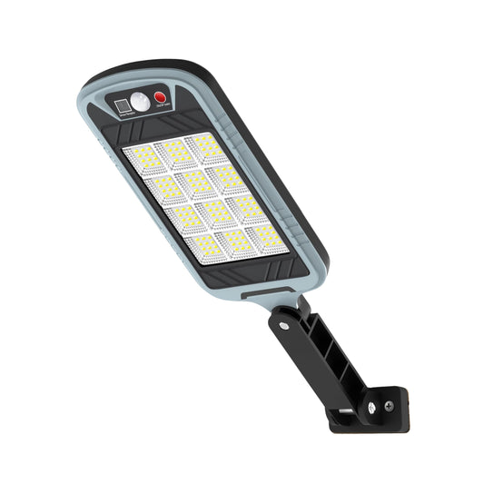 Foco solar exterior 144 LED con sensor de movimiento y carcasa IP65