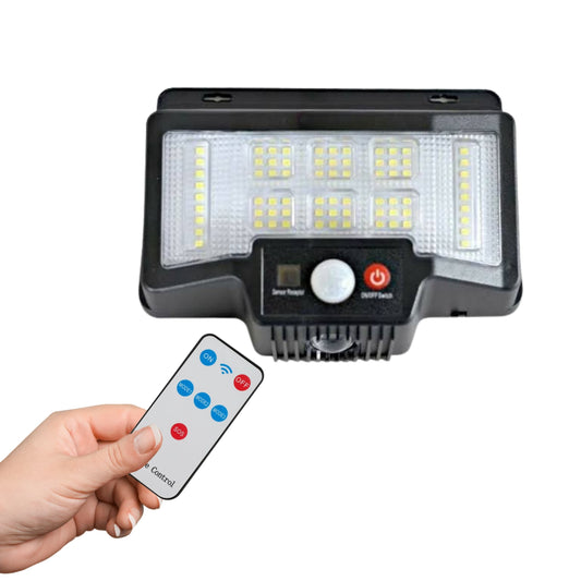 Lámpara solar AB‑TA202 con panel plegable para ajustar ángulo al sol