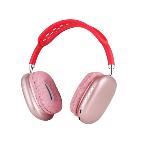 Auriculares Bluetooth V5 Premium con diseño moderno en color rojo