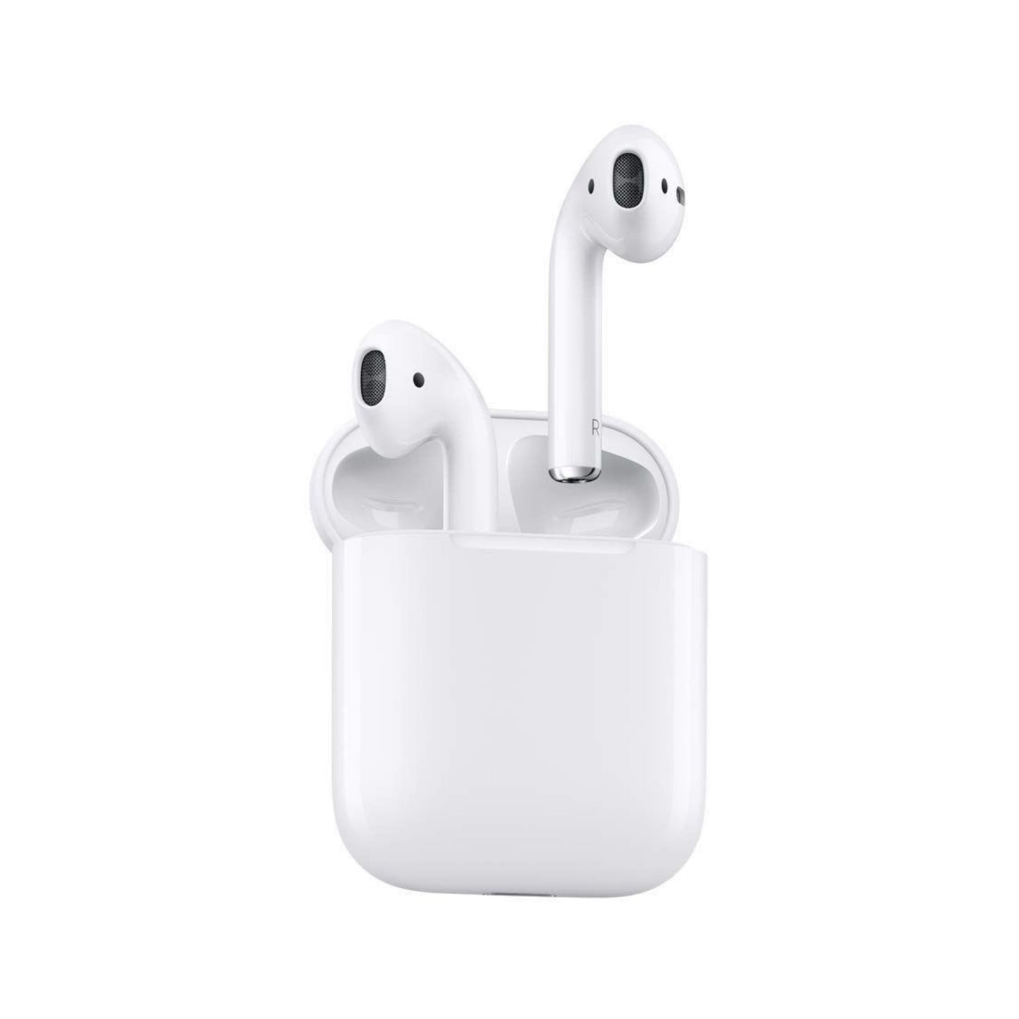 Auriculares i12 TWS blancos con estuche de carga compacto y LED indicador