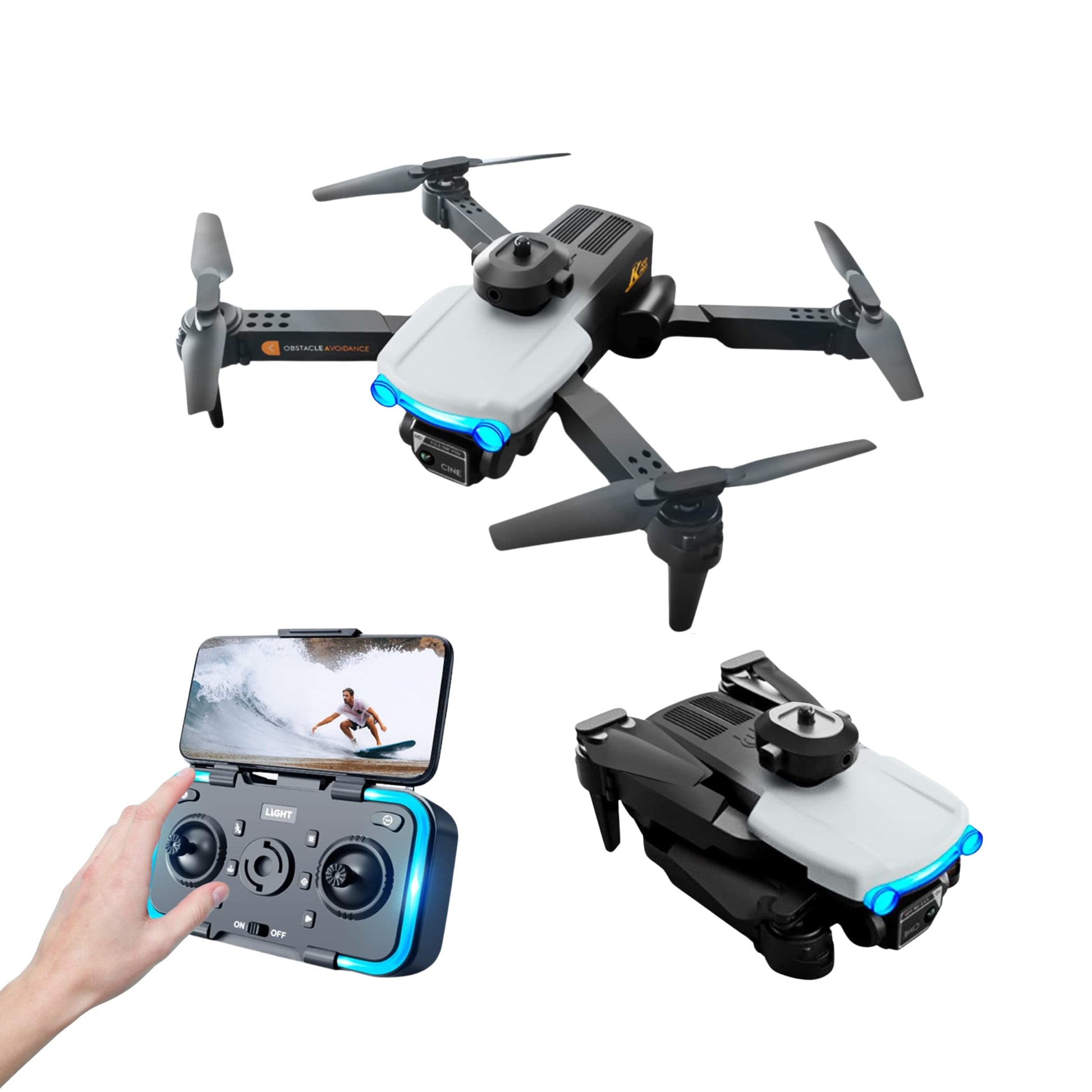 Captura aérea en 4K con el Mini Dron K102PRO.