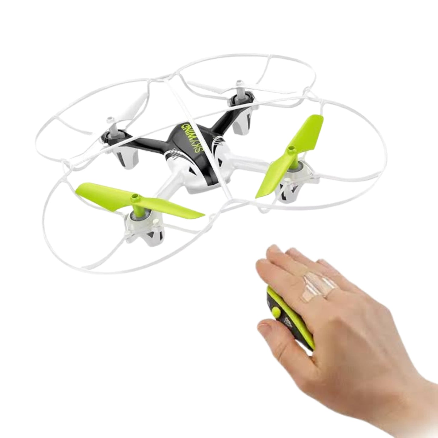 Dron plegable negro con giroscopio 6‑ejes y control de gestos sin mando