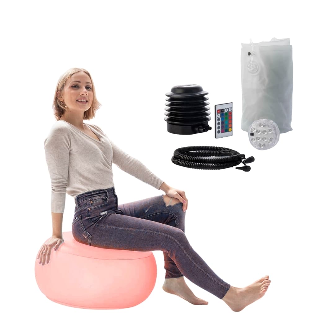 Detalle del módulo LED RGB extraíble del asiento Pulight