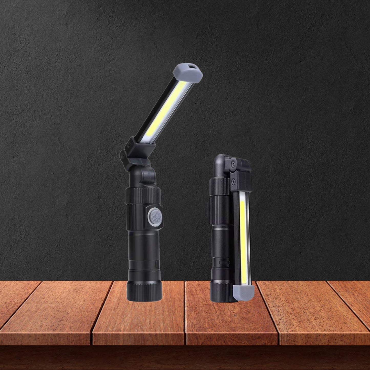 Lámpara LED stick compacta magnética recargable dual color con imán y luz táctil