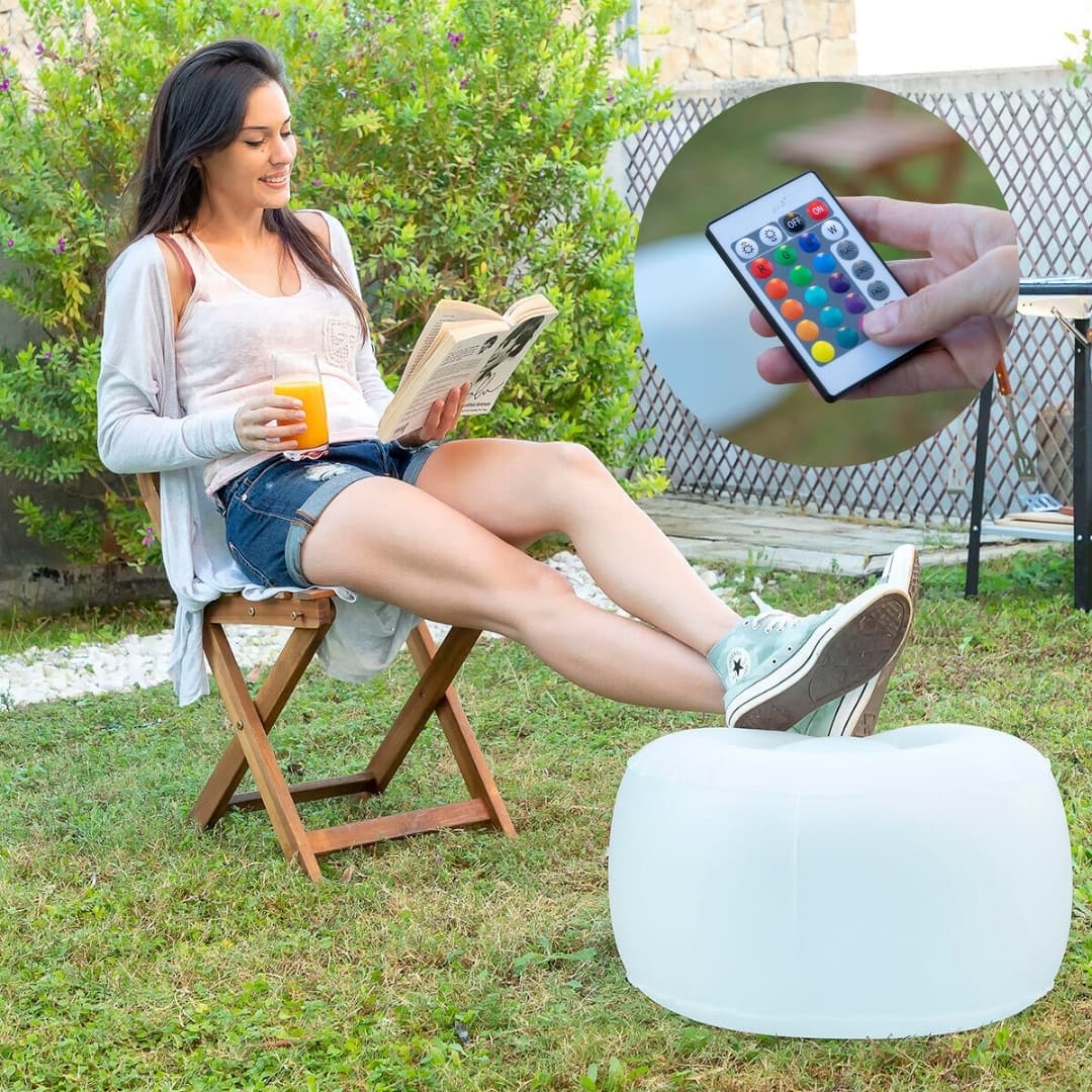 Mando a distancia del asiento Pulight mostrando botones de control