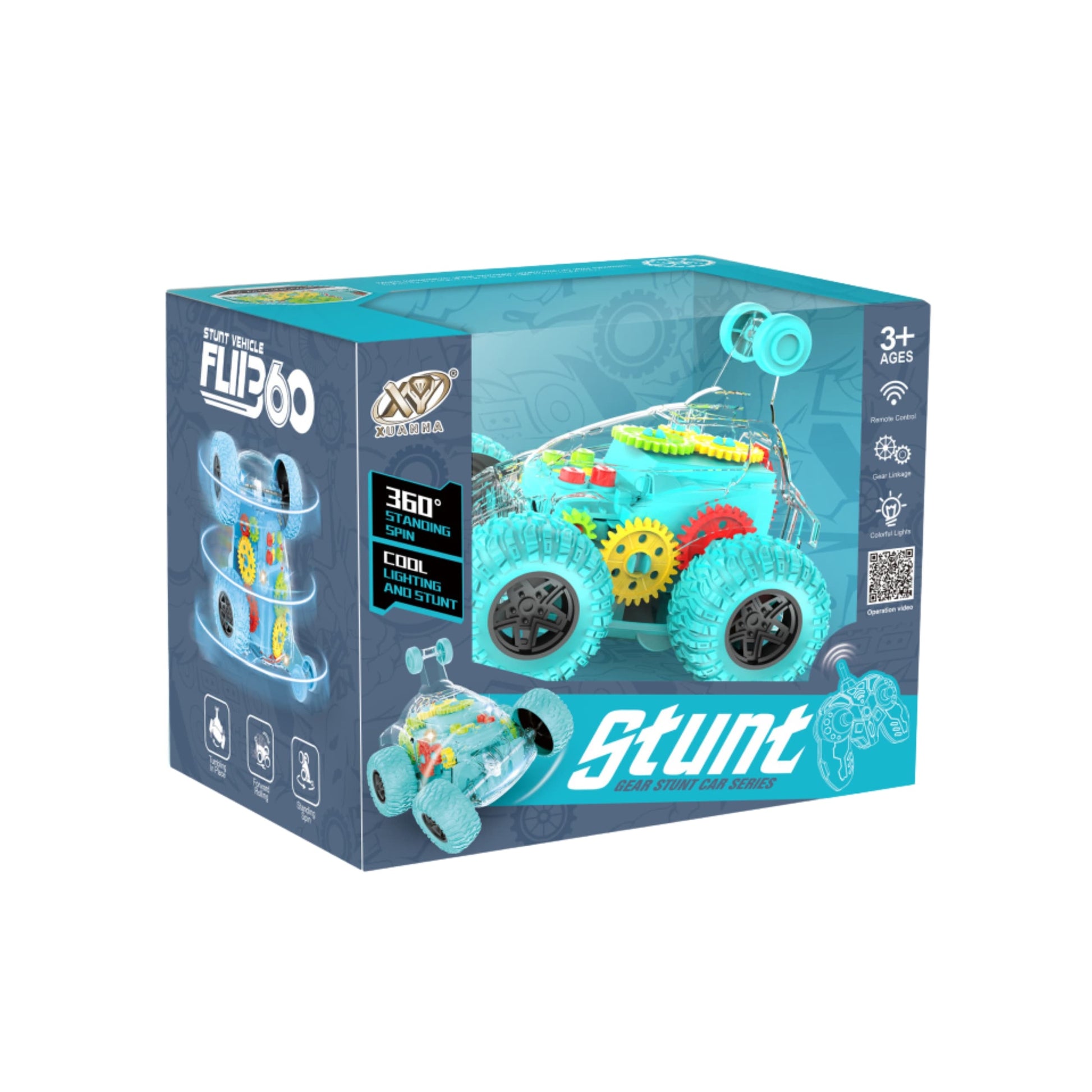 Empaque elegante del coche de acrobacias premium con espectaculares efectos LED 