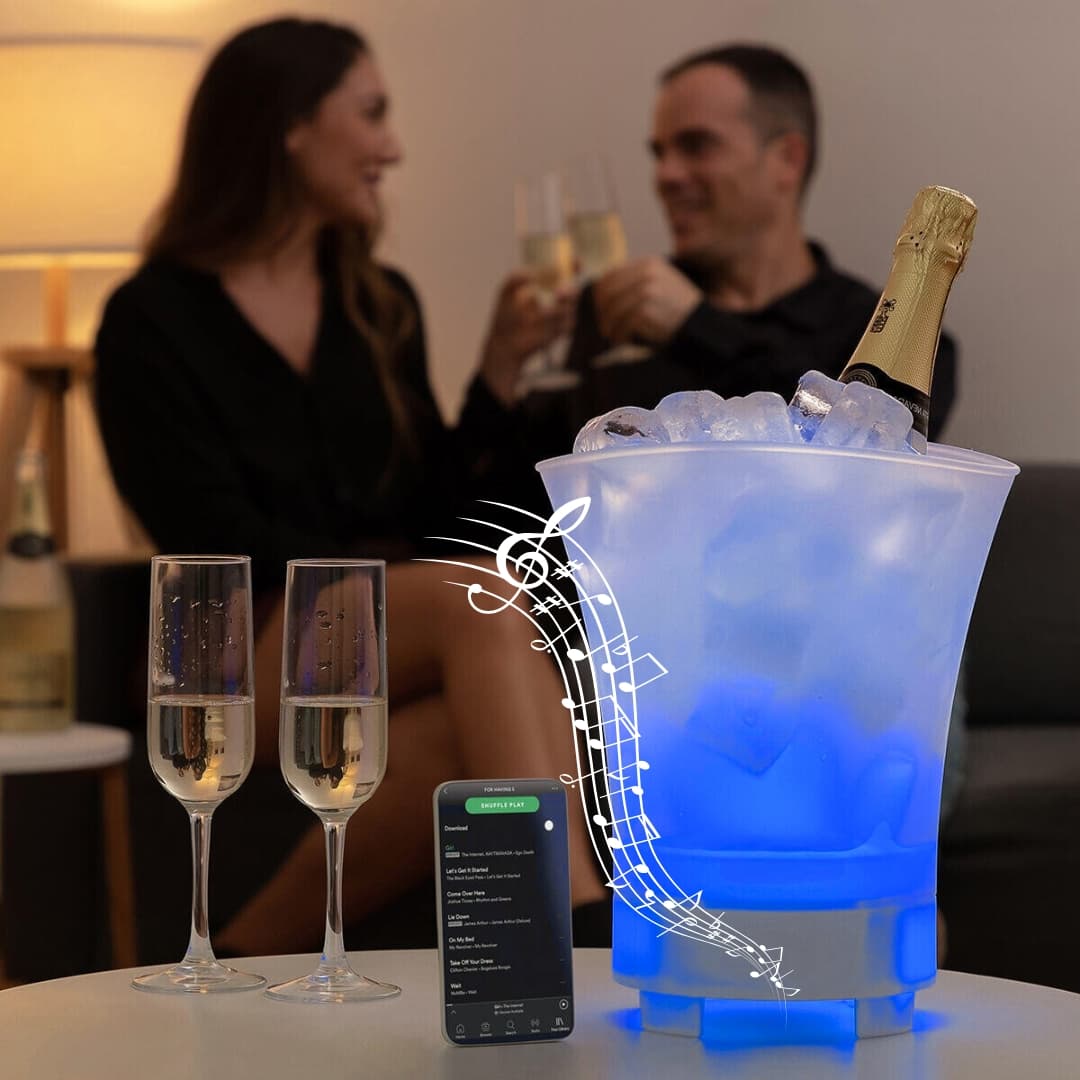 Cubitera recargable con batería de 1200 mAh y autonomía de hasta 5 horas