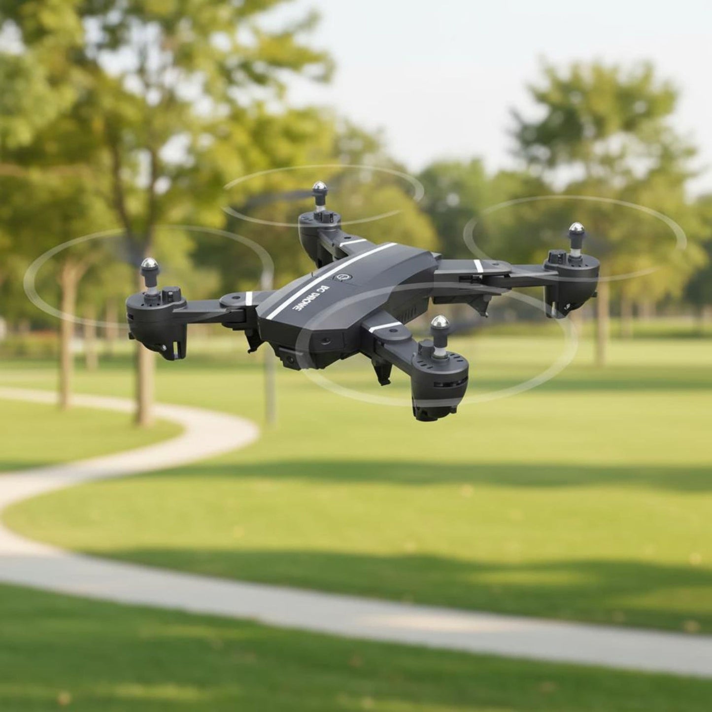 Dron Black – Quadcopter Plegable con Cámara y FPV para Principiantes