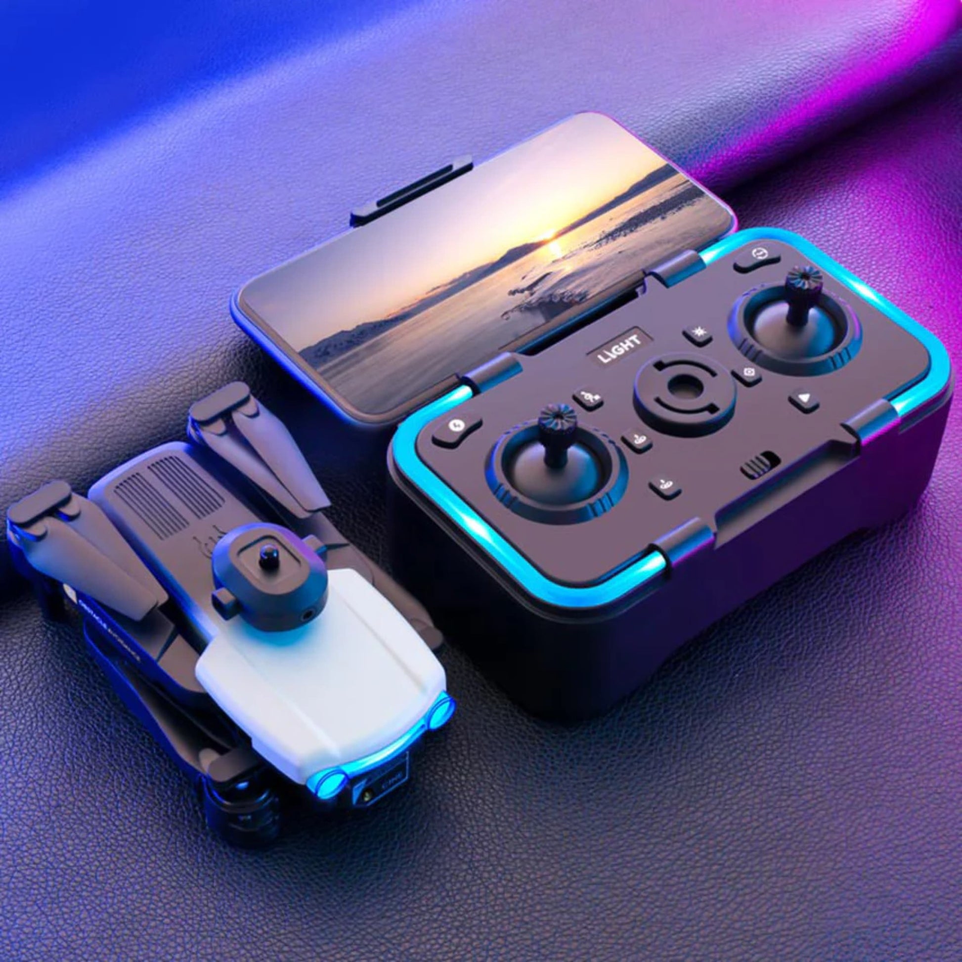 Explora el cielo con el Mini Dron K102PRO.