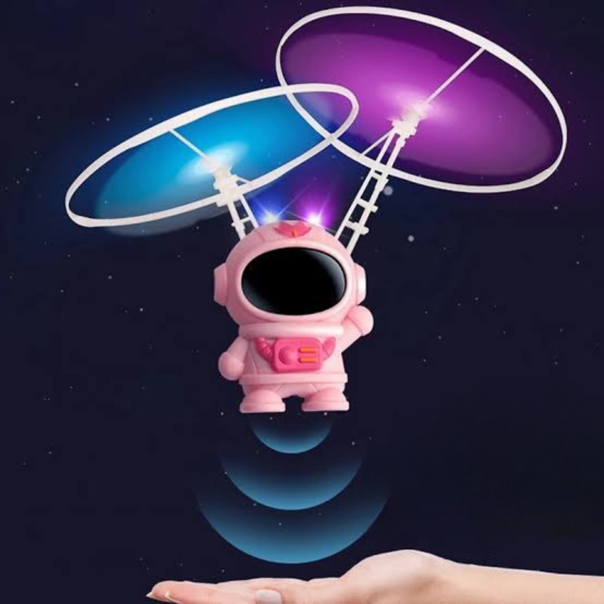 Cuerpo del astronauta con luces y plástico resistente, ideal para interiores
