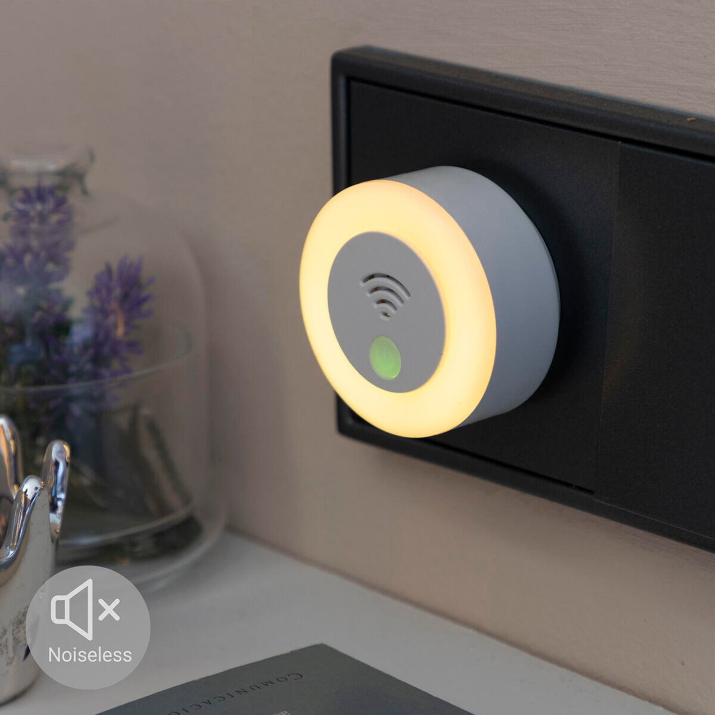 Iluminación LED cálida y repelente eléctrico de insectos para hogar y dormitorio