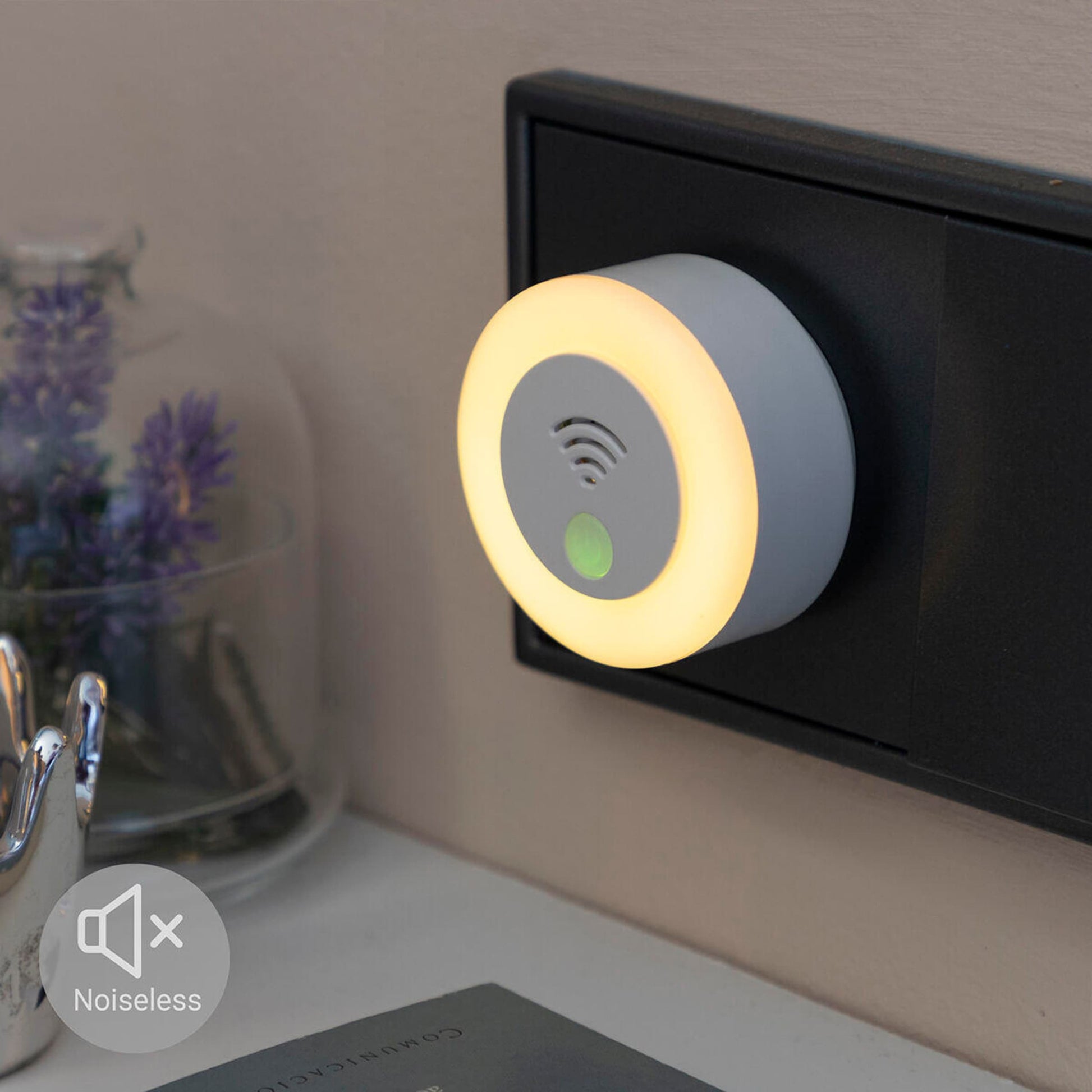 Iluminación LED cálida y repelente eléctrico de insectos para hogar y dormitorio