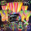Pack Lumina Pro con 450 barras luminosas multicolor y conectores, presentado en caja sobre fondo blanco