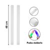 Dimensiones del producto Foam Master 100 Ultra – Palos de Espuma LED Medidas de los palos de espuma LED Foam Master 100 Ultra mostrando longitud, diámetro y diseño ergonómico