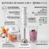 Accesorios de Batidora: Varilla y Picadora Kit de accesorios para batidora: varilla para montar nata y recipiente picador de 500ml con cuchillas de acero.