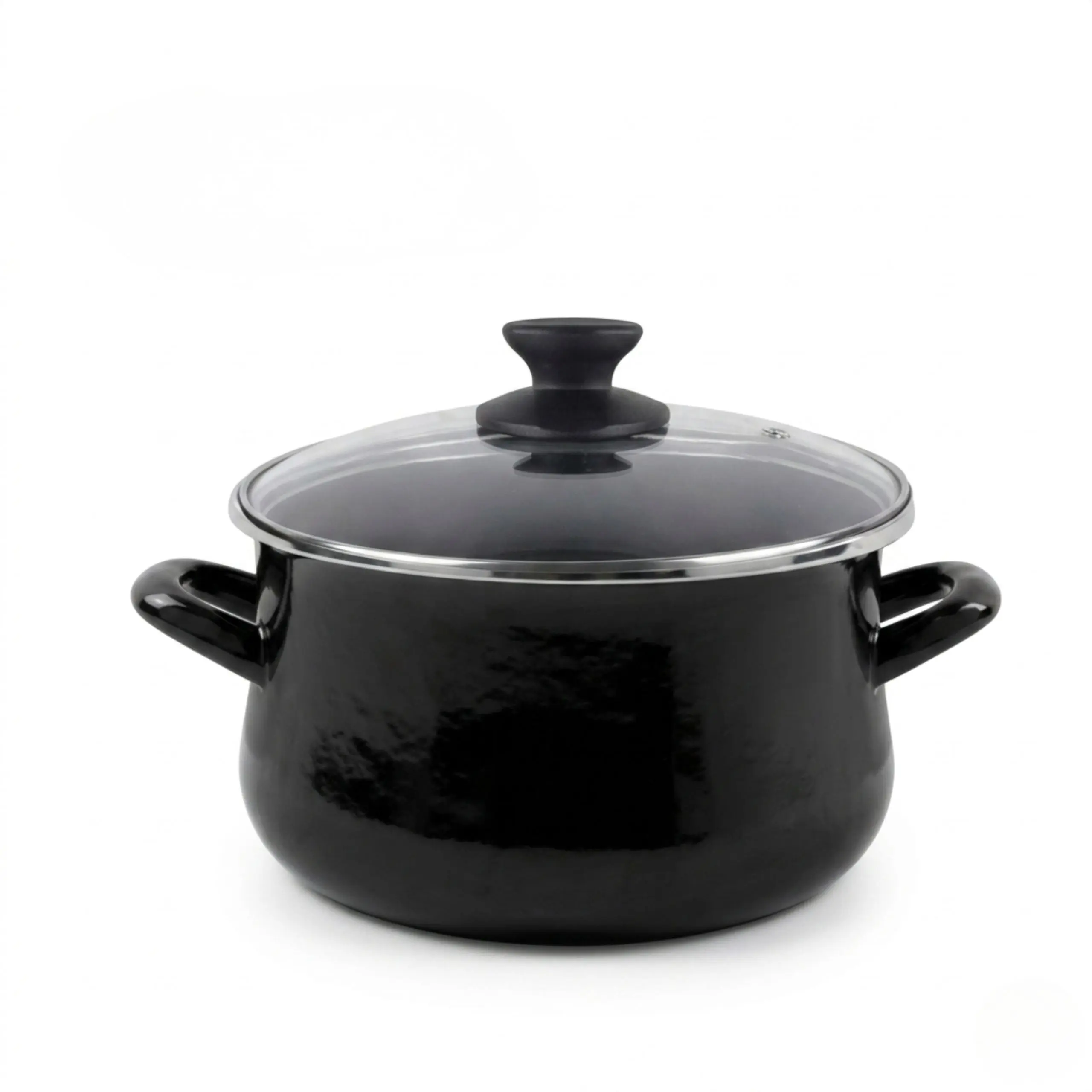 Olla de Cocina Esmaltada 24 cm – Antiadherente, Apta para Inducción y Vitrocerámica