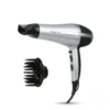 Secador de pelo profesional Posta de 2200W con boquilla concentradora y difusor para peinados versátiles.